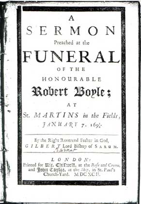 Image of facsimile of sermon preached at Boyle's funeral in 1792