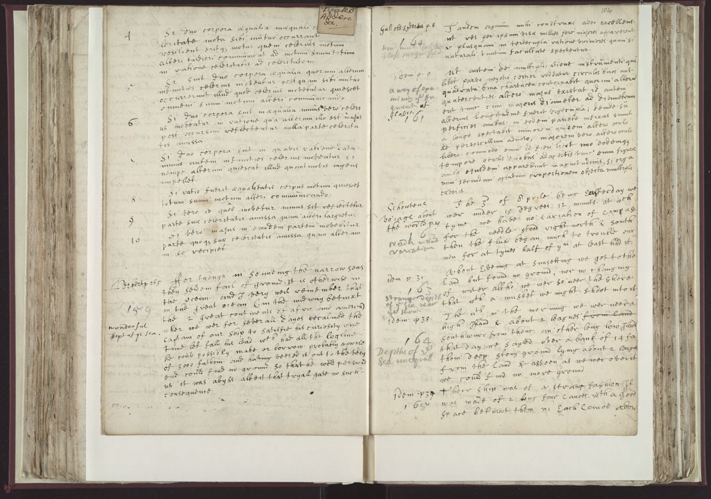 Boyle Papers Volume 8 Fol. 103v-104r