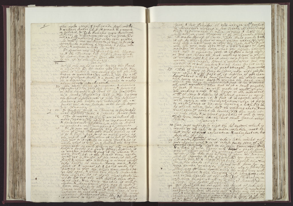 Boyle Papers Volume 8 Fol. 142v-143r