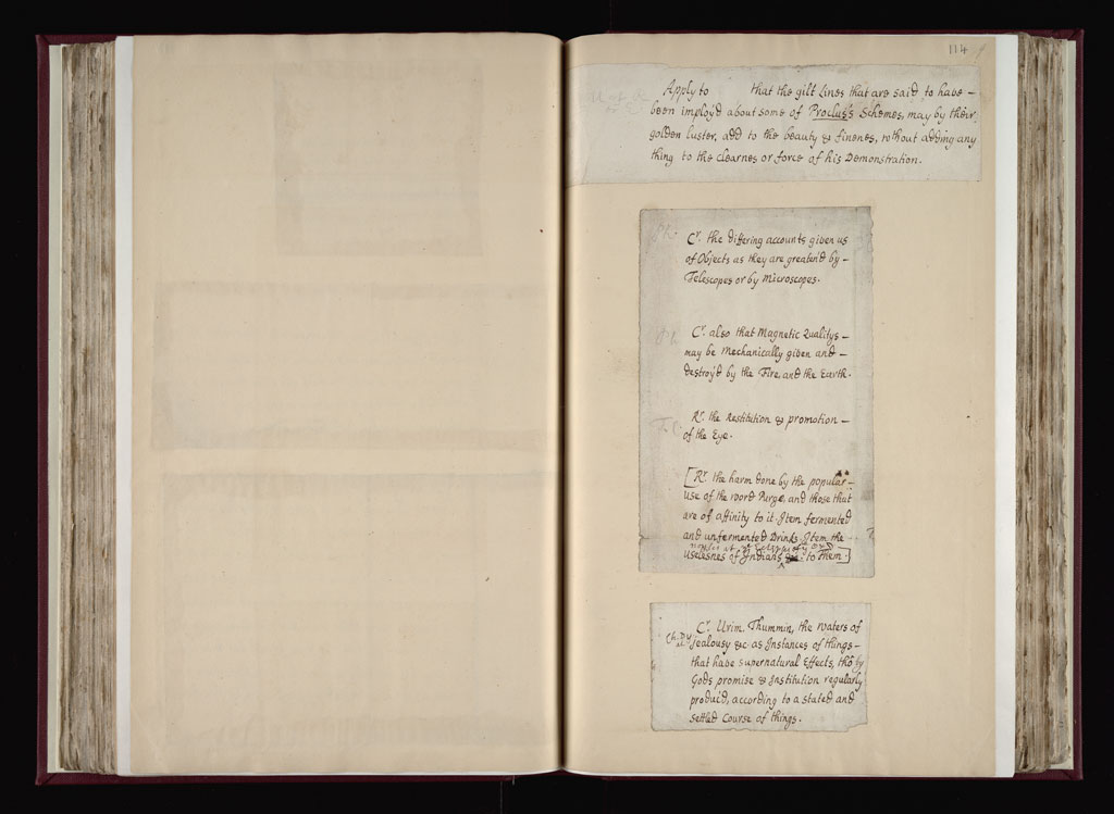 Boyle Papers Volume 9 Fol. 113v-114r