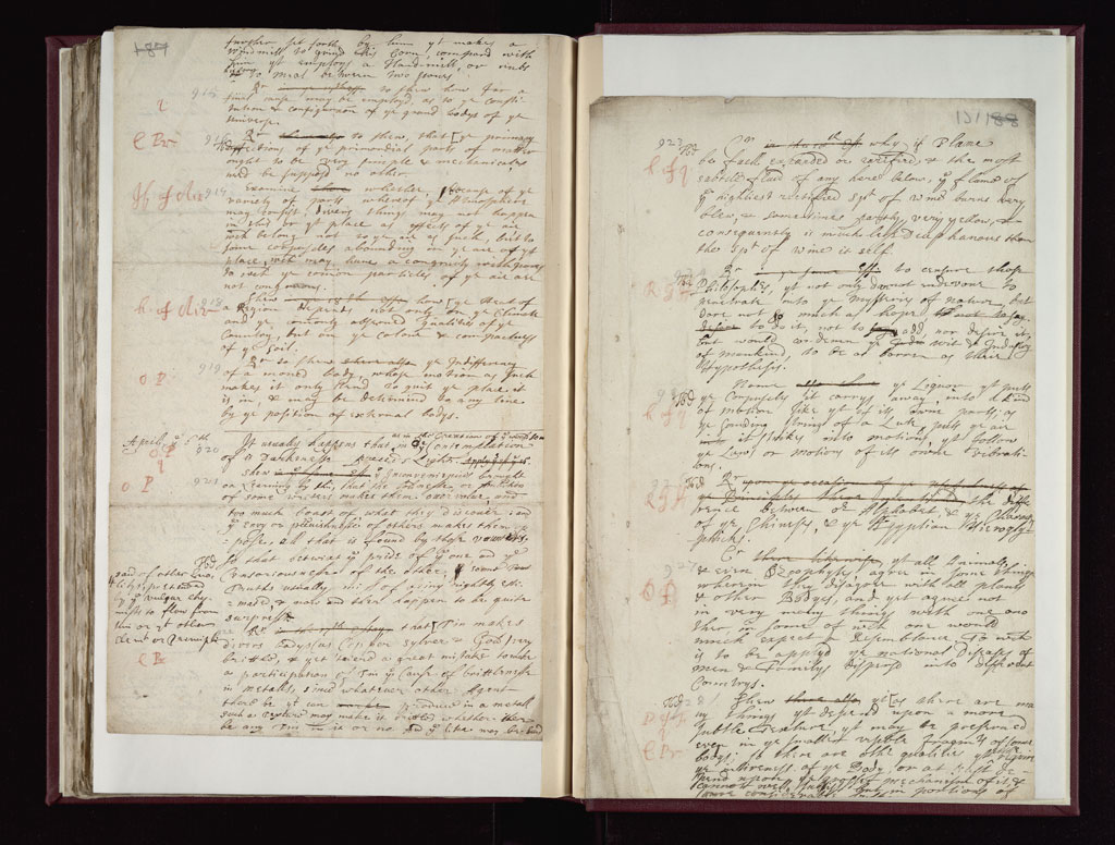 Boyle Papers Volume 17 Fol. 156v-157r