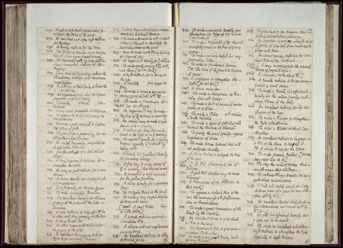 Boyle Papers Volume 36 Fol. 108v-109r