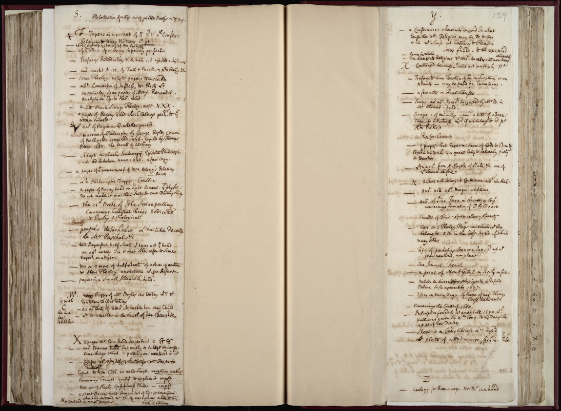 Boyle Papers Volume 36 Fol. 158v-159r