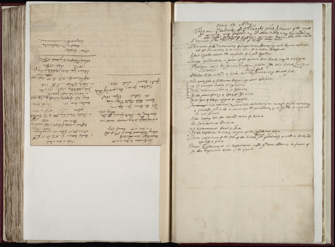Boyle Papers Volume 36 Fol. 176v-177r