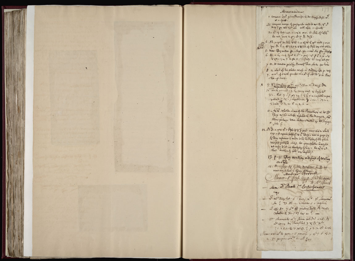 Boyle Papers Volume 36 Fol. 178v-179r